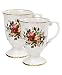 Royal Albert Old Country Roses 5-1/4-inch Fluted Mugs, Set of 2