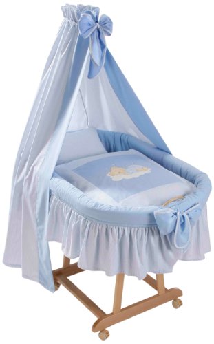 Easy Baby 485-81 Stubenwagenset Sleeping Bear blau Preisvergleich