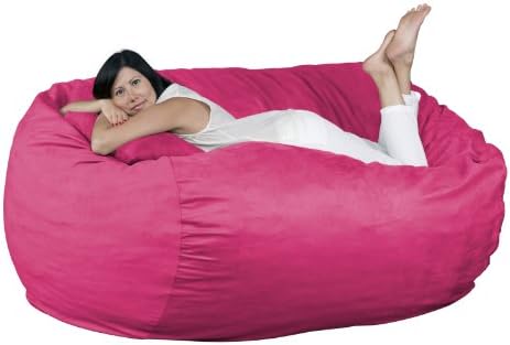 Bean Bag Chair Fugu Brand Pink - Large 6'