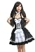Blooms - Gothic Punk NANA Kera Lolita Alice Black and White Dress S M L Size 61162W