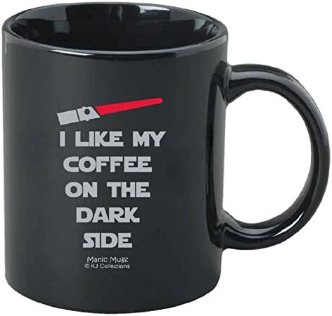 Star Wars Inspired I Like My Coffee on the Dark Side Funny Ceramic Mug