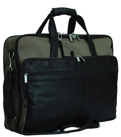 Amerileather Brown Two-Tone Garment Bag (#2486-4)