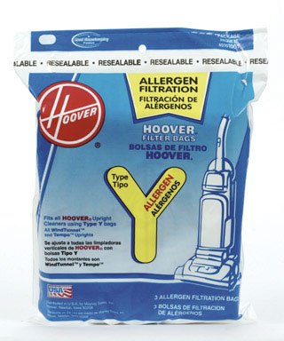 HOOVER 4010100Y MICROFILTRATION VACUUM BAGS PK/3