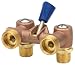 Homewerks VWM-DUA-F3B Washing Machine Valve, Male Pipe Thread, Brass, 1/2-Inch