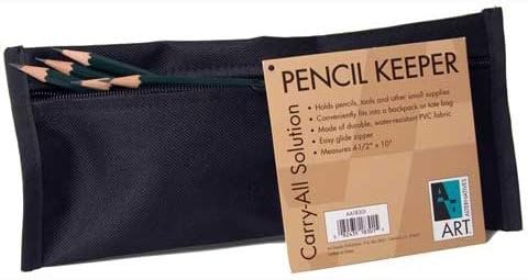 1 X Pencil Pouch Black 4.5 X 10 In by MACPHERSON
