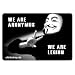 ANONYMUS- WE ARE LEGION, Aufkleber Autoaufkleber