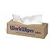 New Pig WIP633 WorkWipes Series 30 Cellulose Fiber Wiper, 12" Length x 8" Width, White (Case of 540)