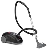 Hoover Télios TP 6220-011 Bodensauger mit Beutel / Hepa-Filter / viel Zubehör / 2000W / mattschwarz