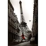 La Veste Rouge (The Red Jacket, Paris) Art Poster Print