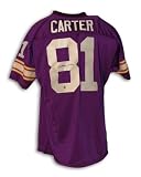 Anthony Carter Autographed/Hand Signed Minnesota Vikings Purple Throwback Jersey