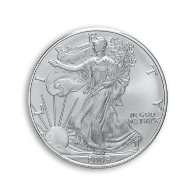 2009 Silver American Eagle One Roll 20 Coins Total BU