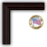 21x29 / 21 x 29 Walnut Stain on Hard Maple Picture Frame - NEW .. 1'' wide