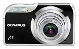 Olympus �-5000 Digitalkamera (12 Megapixel, 5-fach opt. Zoom, 6,9 cm (2,7 Zoll) Display, Bildstabilisator) schwarz - 