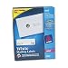 Avery 1-1/3 x 4 Inch White Mailing Labels 3500 Count (5962)