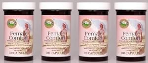 Naturessunshine Female Comfort Glandular System Support 100 Capsules (Pack of 4)