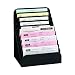 MMF Industries Steel Cashier Pad Rack, 10 Pockets, 8 x 11 x 6.75 Inches, Black (267061004)