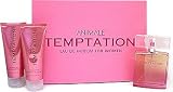 Animale Temptaion by Animale for women 3 Pieces Set 3.4 oz Eau De Parfum EDP Spray + 3.4 oz Body Lotion + 3.4 oz Shower Gel 3 Pieces Set 3.4 oz Eau De Parfum EDP Spray + 3.4 oz Body Lotion + 3.4 oz Shower Gel