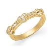 14k Yellow Gold Diamond 3 Heart Ring (1/5 cttw, H-I Color, SI1-SI2 Clarity)
