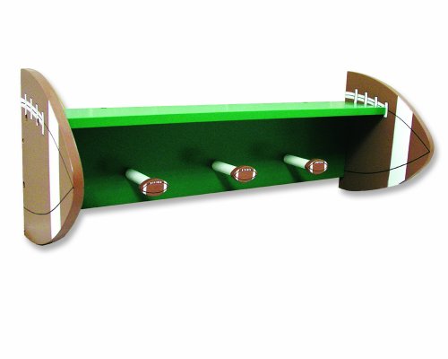 Trend Lab Football Shelf with Peg Hooks