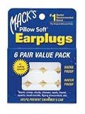 Mack's Pillow Soft Silicone Earplugs, Value Pack, 6 pr