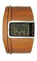 Diesel Men's Series IV Negative Display Leather Cuff Watch #DZ7035