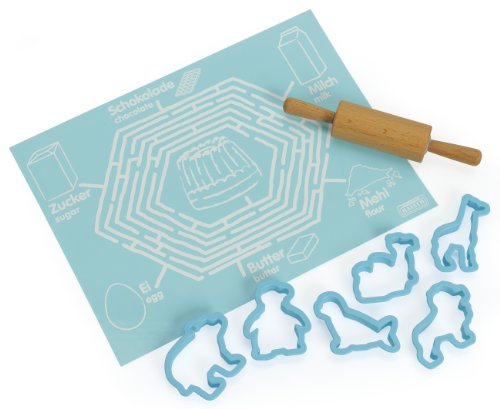 Kaiser 643731 Bake&Play Back-Set "Keks-Party!", 8-teilig