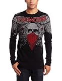 41C45Fi4icL. SL160  Throwdown By Affliction Mens Atlas Long Sleeve Thermal Tee, Black, Large