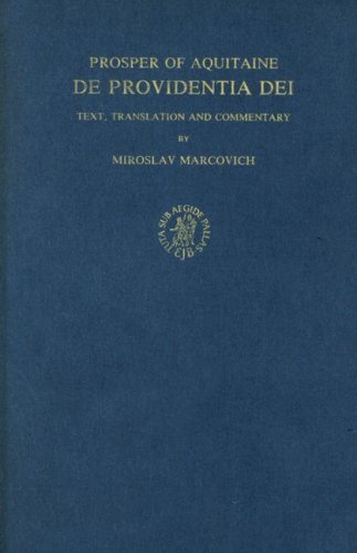 Buy De Providentia Dei: With Commentary (Vigiliae Christianae Supplements) online at Discounted New and Used prices. Delivered to your door with Off-The-Bookshelf.