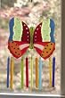 Fused Glass Butterfly Windchime and Sun Catcher