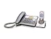 Panasonic KX-TCD535GM, Schnurgebundenes Telefon mit zusätzlichem Mobilteil inkl. Ladeschale, stahlgrau-metallic