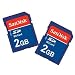 SanDisk 2 GB SD Flash Memory Card 2-Pack SDSDB2-2048-A11