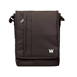 Sony Vaio X 11.6 Netbook Vertical Multi Pocket Messenger Bag - Chocolate Brown