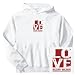 Sweatshirt White  Love Belgian Malinois  Dog