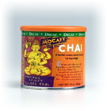 Precious Divinity Spiced Chai, Decaf, 3-pack of 12oz Cans by Decaf Teas