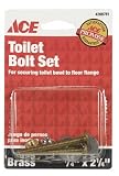 WILLIAM H. HARVEY COMPANY 053015 ACE BRASS BOLTS WITH DOUBLE 2-1/4