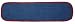 Industrial and Commercial Microfiber Wet Mop Pad (18 In. Border, Red)