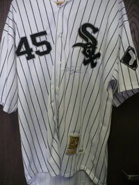 Signed Jordan, Michael (Chicago White Sox) Authentic White Sox Jersey