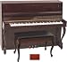 45 Chippendale Console Piano (Mahogany Polish) 41C4E9ZT5AL. SL75 45 Chippendale Console Piano (Mahogany Polish)