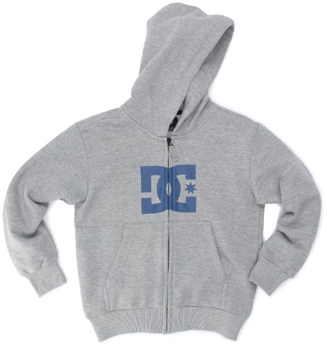 DC Shoes Jungen Hoodie Star Full Zip, heather grey, 176 (L), D073260024 Preisvergleich
