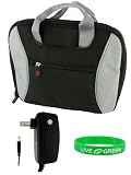 Acer Aspire One AOD250-1738 10.1-Inch Netbook Carrying Bag Case with Wall Charger - Black / Grey