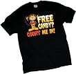 "Free Candy? Count Me In!" -- Halloween -- Garfield Adult T-Shirt