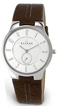 Skagen Men's Brown Leather Watch #433LSL