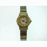 Vintage Antique watch: Pre-Owned Woman's Cartier Santos OCTAGONALTwo-Tone Swiss Automatic Movement... by Cartier
