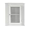 Madison Avenue Corner Wall Cabinet - White