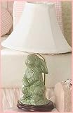 Isabella Bunny Lamp & Shade (10 x 15) by Glenna Jean