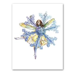 Snowflake Fairy - Christmas Gift Enclosure Cards (set of 12)