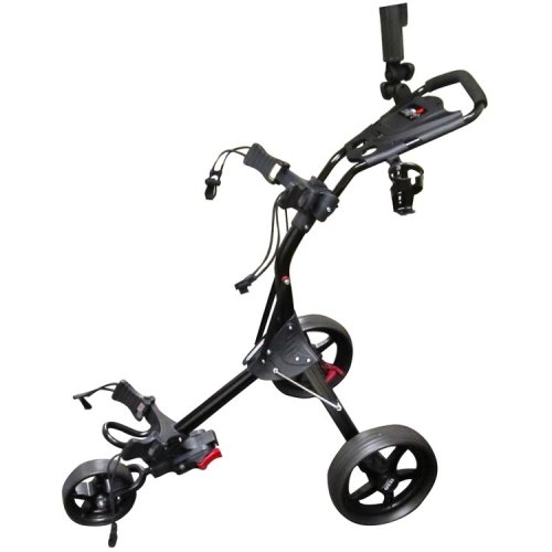  Izzo Golf The Dart Compact Push Cart (Black) with Free Shipping