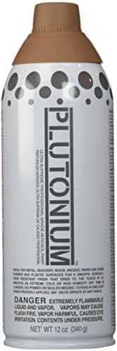 PLUTONIUM Paint Ultra Supreme Professional Aerosol Spray Paint, 12-Ounce, Twig Brown