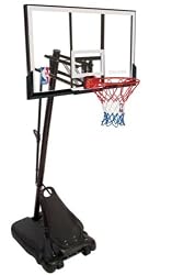 Spalding 74307 Portable Basketball System with 52-Inch Acrylic Backboard