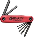 Bondhus 12592 GorillaGrip&laquo; Set of 7 Hex Fold-up Keys, sizes 1.5-6mm